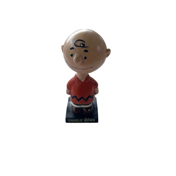 CHARLIE BROWN 1960s  Peanuts Bobble Head Figurine - Picture 2 of 4
